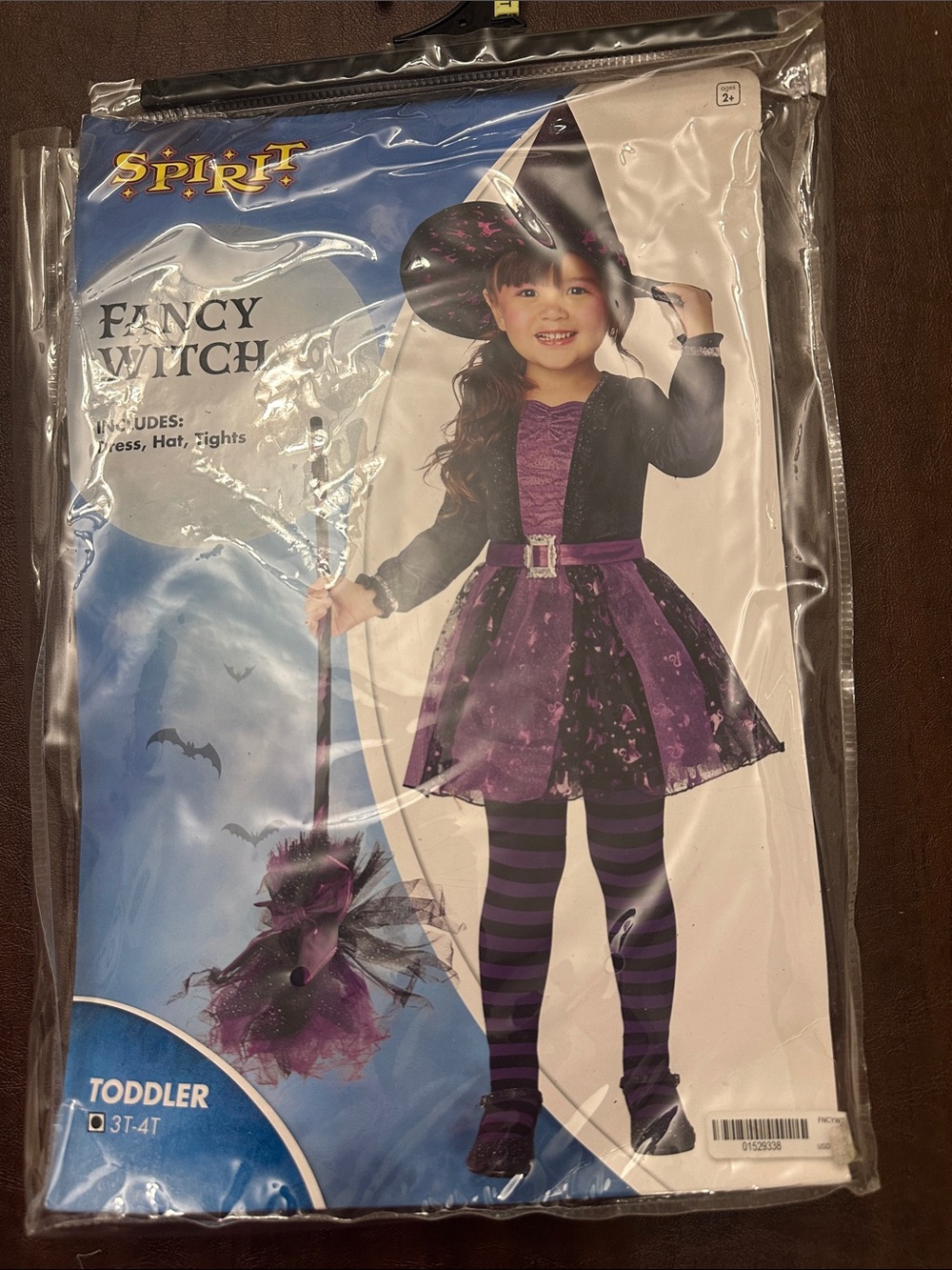 Spirit Purple and Black Fancy Witch Toddler Costume